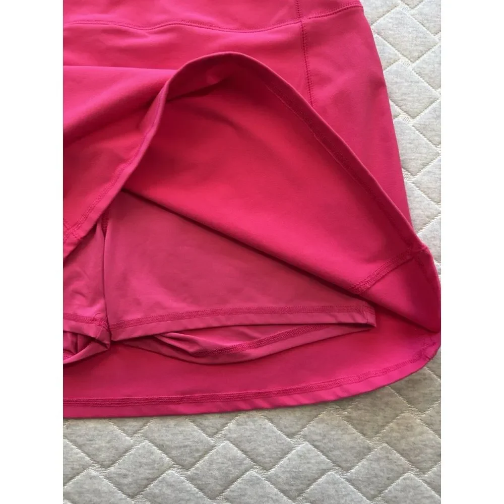 Lands‎ End Skirt Womens Large Pink Skort Tennis Academia Preppy Sporty Athletic